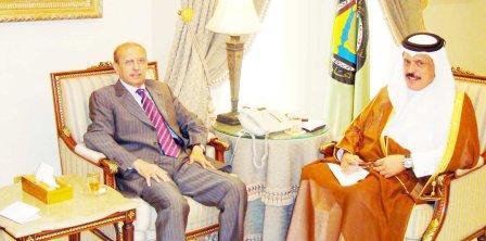 د. القربي والعطية يبحثان جدول اعمال الاجتماع المشترك لوزراء خارجية دول مجلس التعاون واليمن